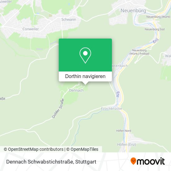 Dennach Schwabstichstraße Karte