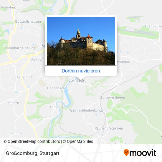 Großcomburg Karte