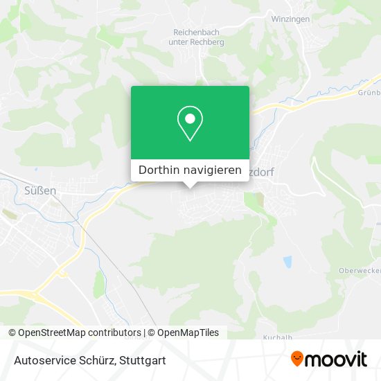 Autoservice Schürz Karte