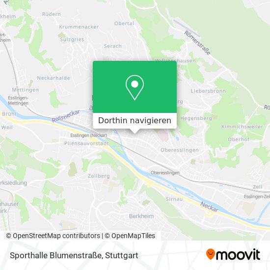 Sporthalle Blumenstraße Karte
