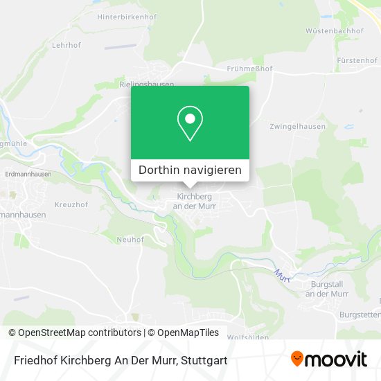 Friedhof Kirchberg An Der Murr Karte