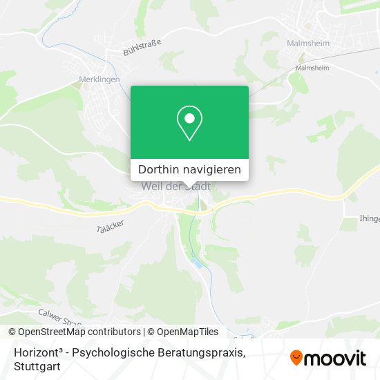 Horizont³ - Psychologische Beratungspraxis Karte