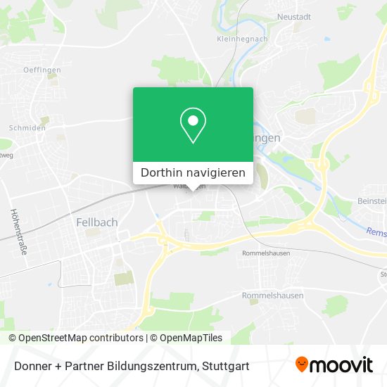 Donner + Partner Bildungszentrum Karte