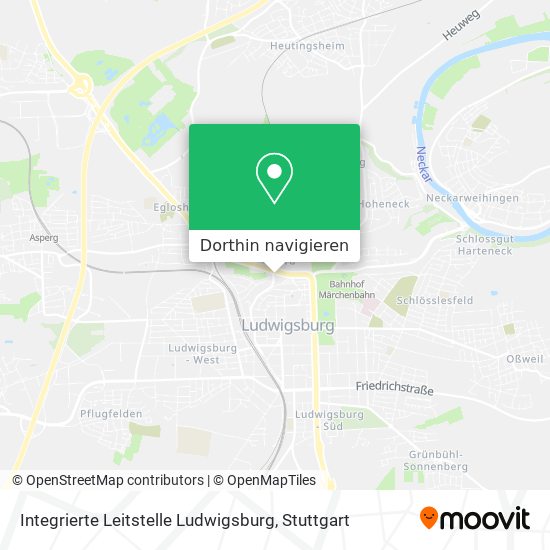 Integrierte Leitstelle Ludwigsburg Karte