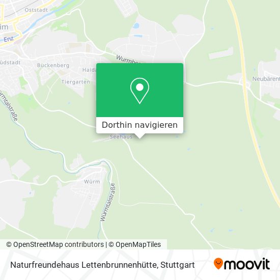 Naturfreundehaus Lettenbrunnenhütte Karte