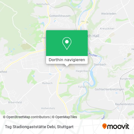 Tsg Stadiongaststätte Debi Karte