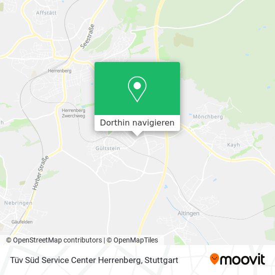Tüv Süd Service Center Herrenberg Karte