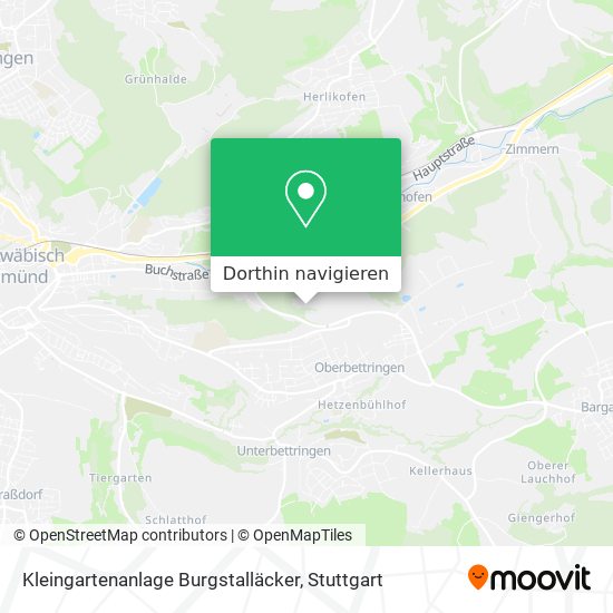 Kleingartenanlage Burgstalläcker Karte