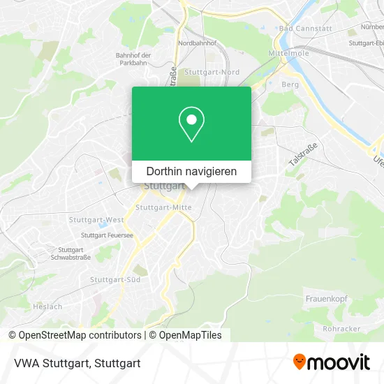 VWA Stuttgart Karte