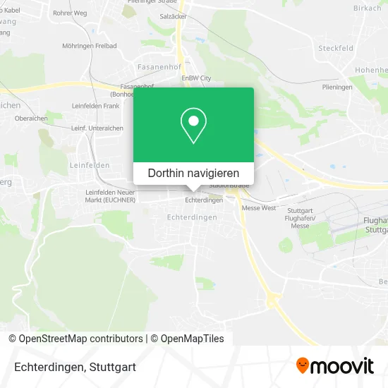 Echterdingen Karte