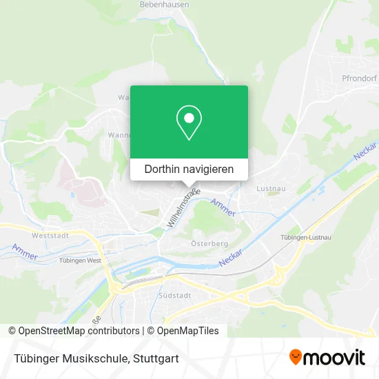 Tübinger Musikschule Karte