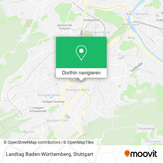 Landtag Baden-Württemberg Karte