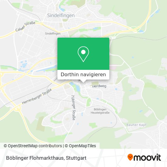 Böblinger Flohmarkthaus Karte