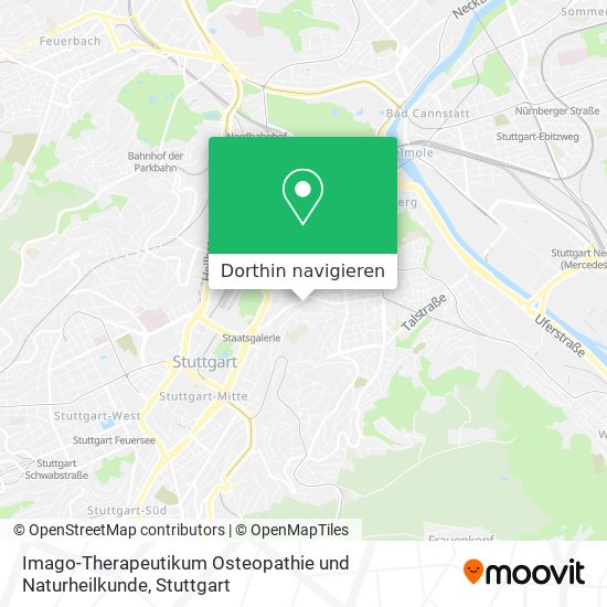Imago-Therapeutikum Osteopathie und Naturheilkunde Karte