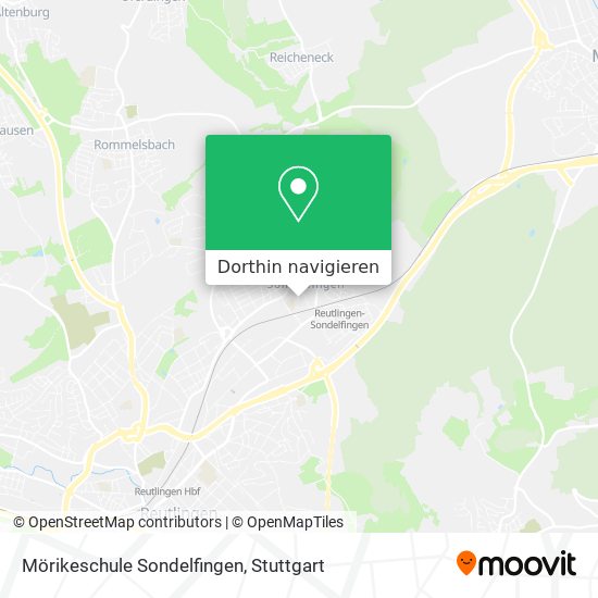 Mörikeschule Sondelfingen Karte