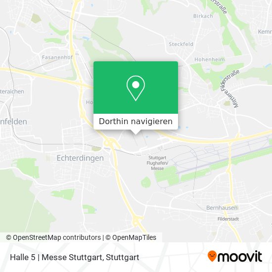 Halle 5 | Messe Stuttgart Karte