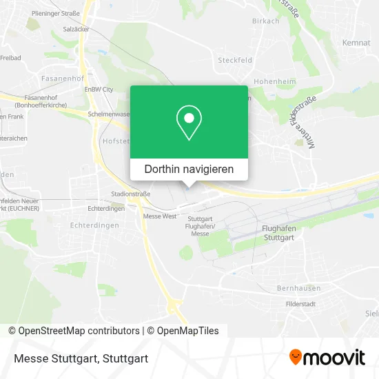 Messe Stuttgart Karte