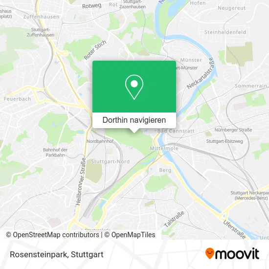 Rosensteinpark Karte