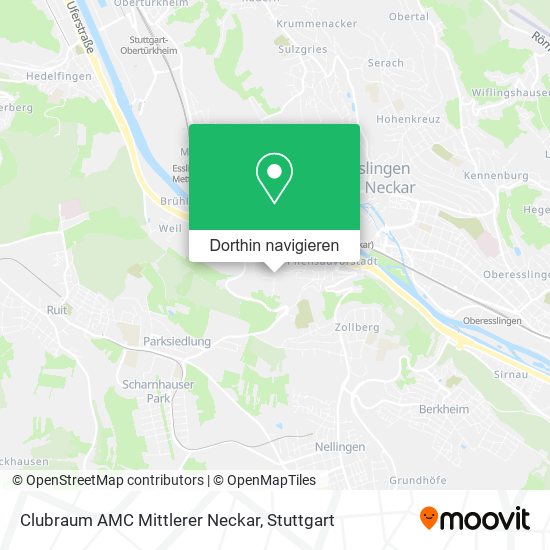 Clubraum AMC Mittlerer Neckar Karte