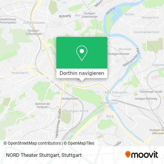 NORD Theater Stuttgart Karte