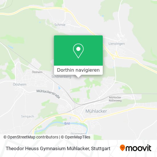 Theodor Heuss Gymnasium Mühlacker Karte