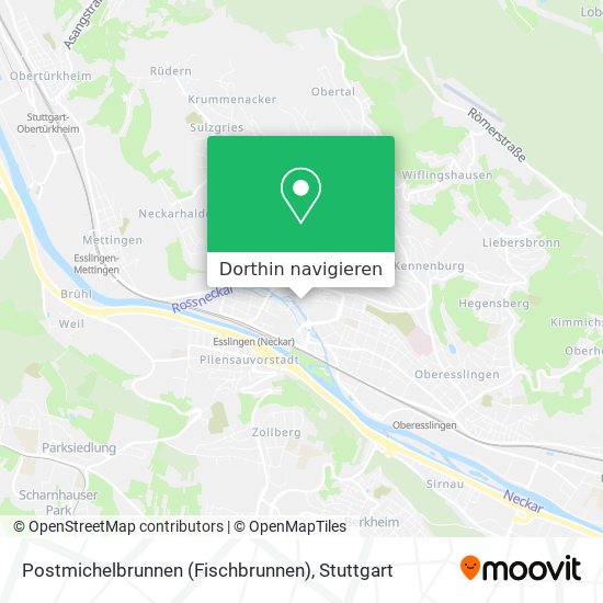 Postmichelbrunnen (Fischbrunnen) Karte