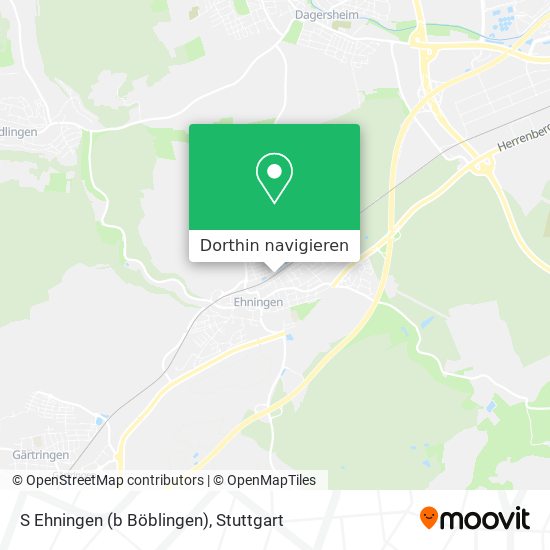 S Ehningen (b Böblingen) Karte