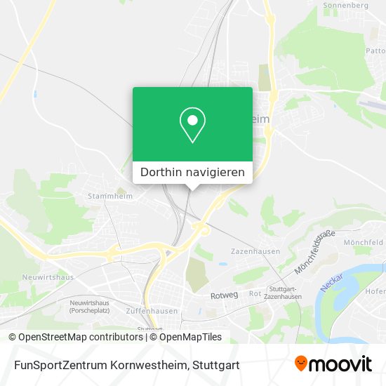 FunSportZentrum Kornwestheim Karte