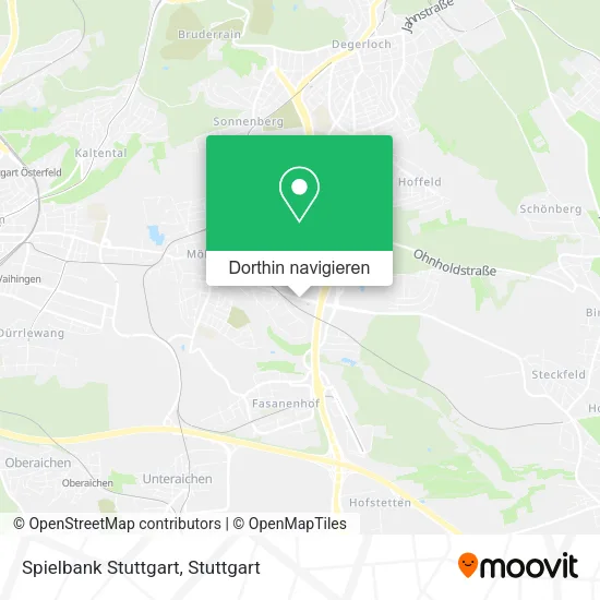 Spielbank Stuttgart Karte