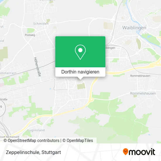 Zeppelinschule Karte