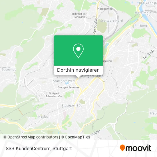 SSB KundenCentrum Karte