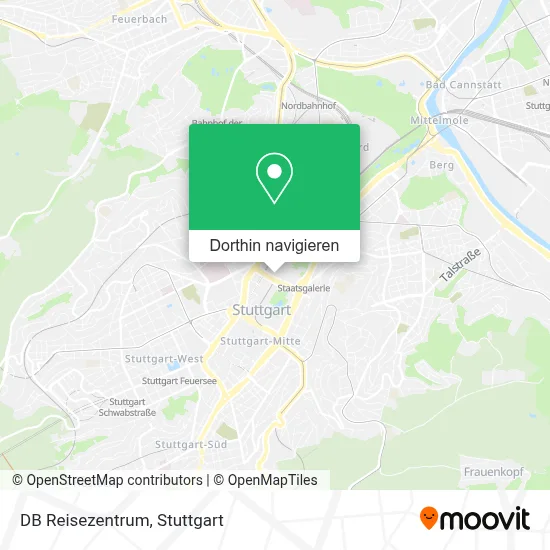 DB Reisezentrum Karte