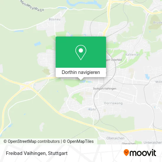 Freibad Vaihingen Karte