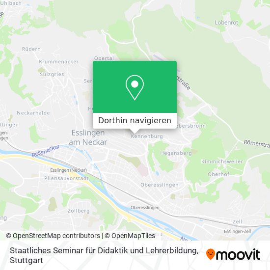 Staatliches Seminar für Didaktik und Lehrerbildung Karte