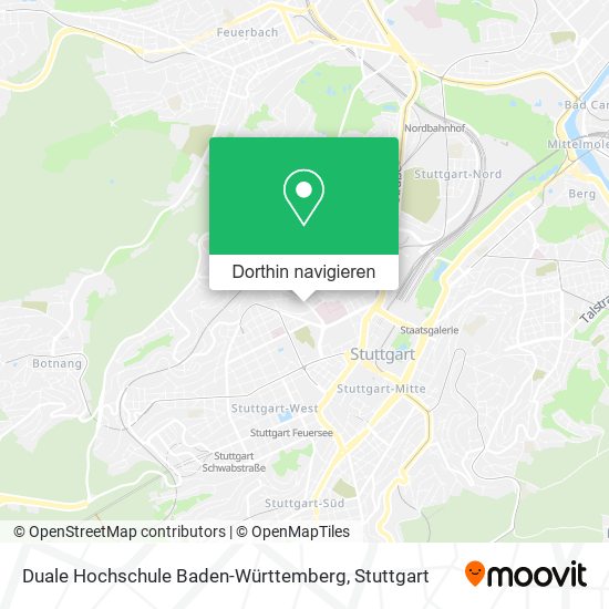 Duale Hochschule Baden-Württemberg Karte