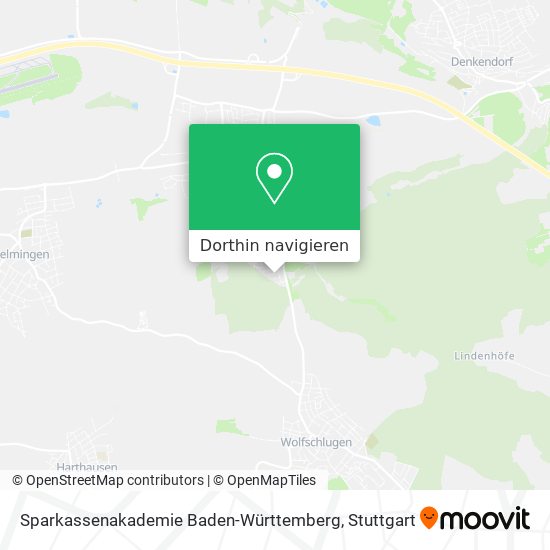 Sparkassenakademie Baden-Württemberg Karte