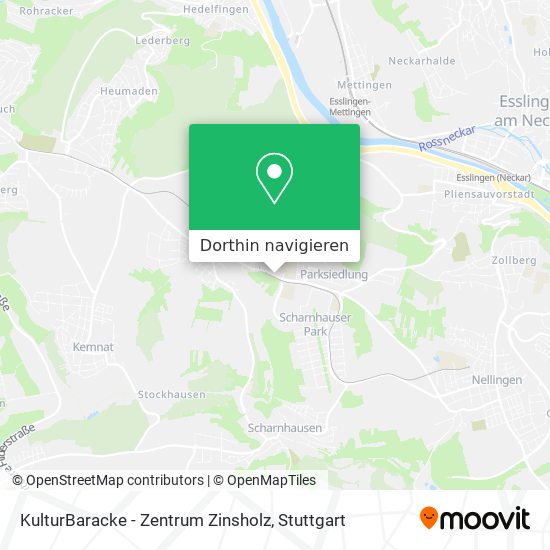 KulturBaracke - Zentrum Zinsholz Karte
