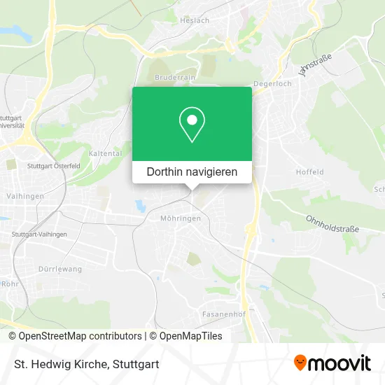 St. Hedwig Kirche Karte