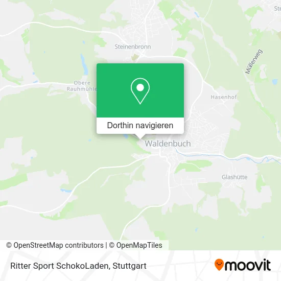 Ritter Sport SchokoLaden Karte