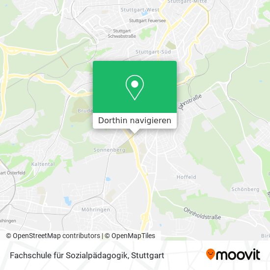 Fachschule für Sozialpädagogik Karte