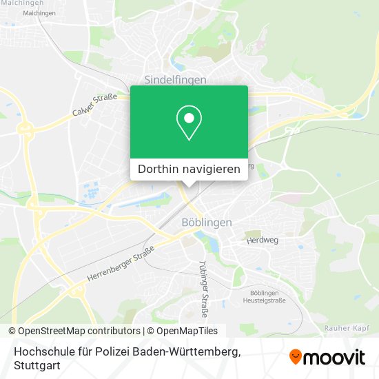 Hochschule für Polizei Baden-Württemberg Karte