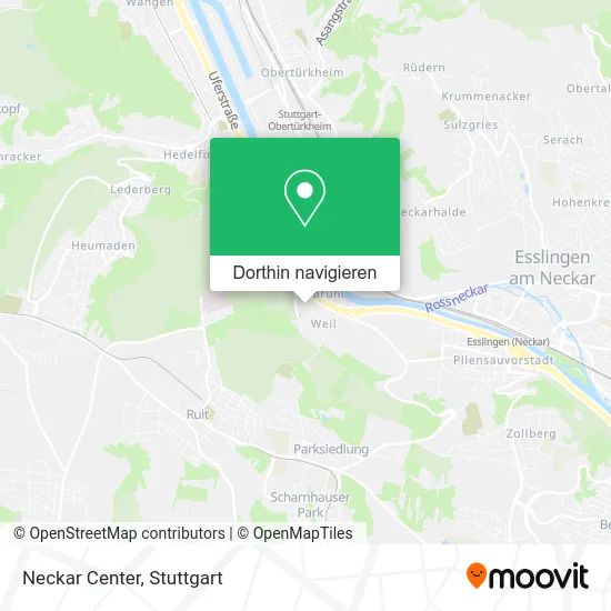 Neckar Center Karte
