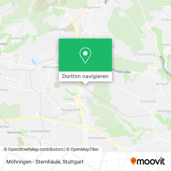 Möhringen - Sternhäule Karte
