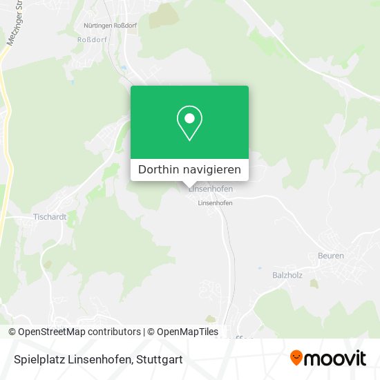 Spielplatz Linsenhofen Karte