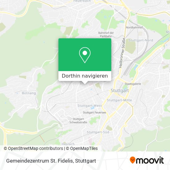 Gemeindezentrum St. Fidelis Karte