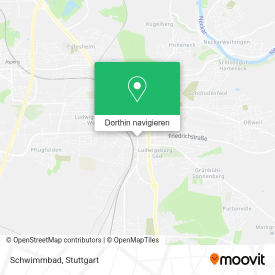 Schwimmbad Karte