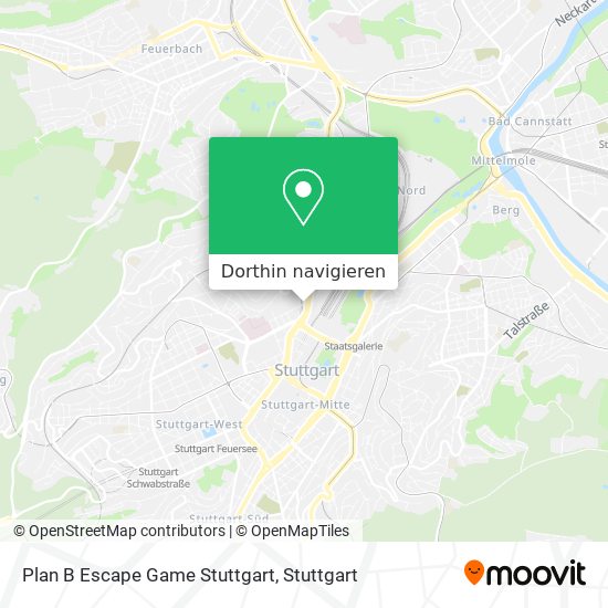 Plan B Escape Game Stuttgart Karte