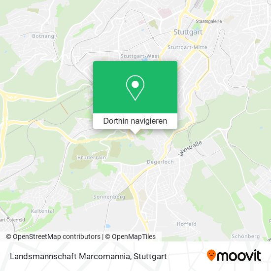 Landsmannschaft Marcomannia Karte