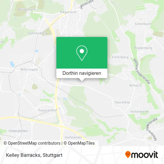 Kelley Barracks Karte