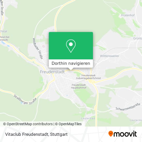 Vitaclub Freudenstadt Karte